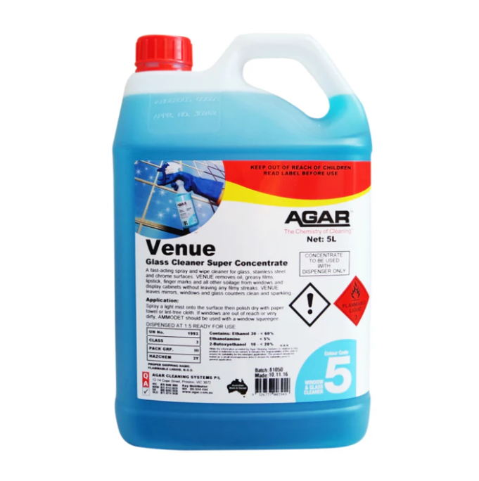 Agar Venu Glass Cleaner Concentrate 5L
