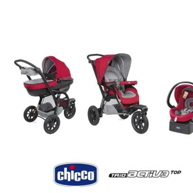 Pousette chicco rouge 