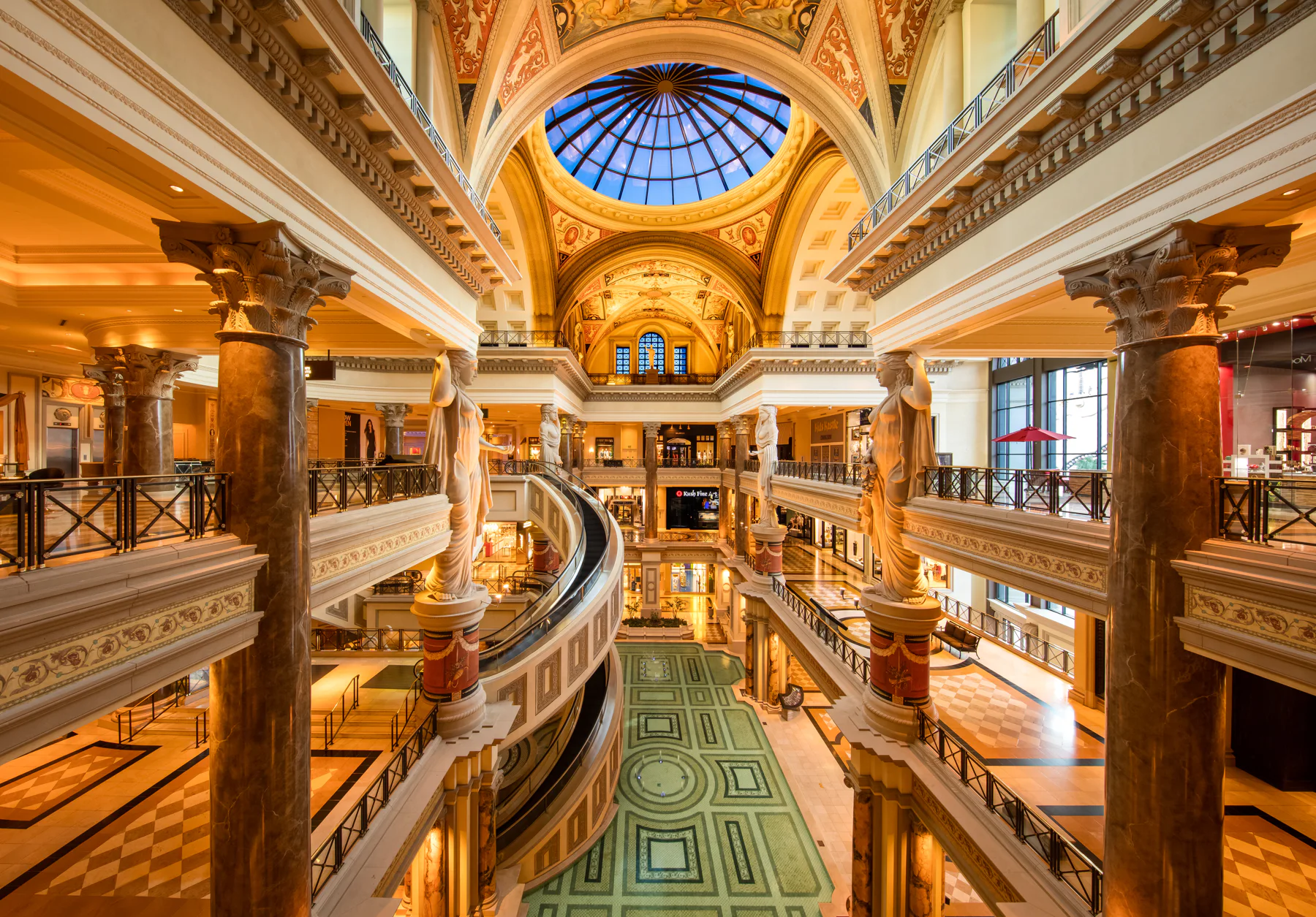 The Forum Shops at Caesars Palace in Las Vegas