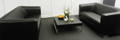Loungetisch mieten in schwarz für Sofa & Sessel