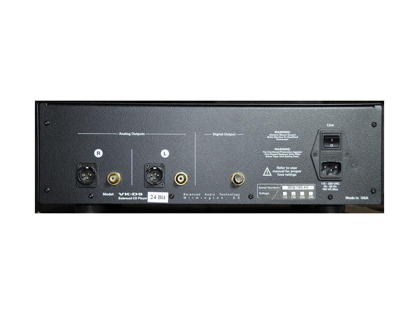 Balanced Audio VK-D5 SE CD/SACD Player