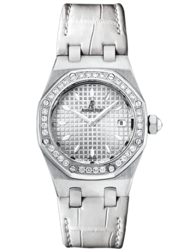Royal Oak Quartz 67621 Stainless Steel / Diamond / Silver / Alligator