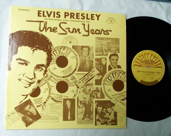 ELVIS PRESLEY LP--THE SUN YEARS / -  INTERVIEWS AND MEM...