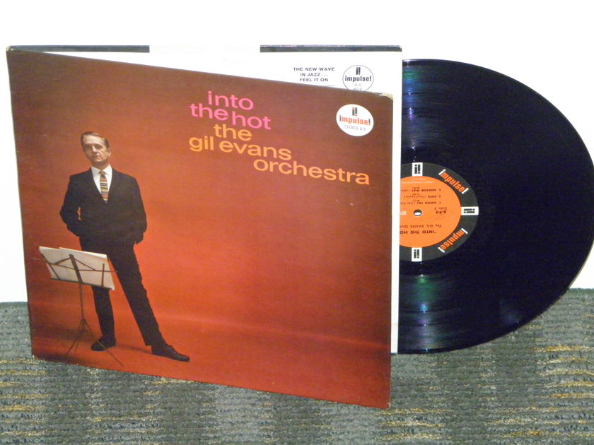 The Gil Evans Orchestra - "Into The Hot" Impulse Stereo 1st press Hard Gatefold Cover VAN GELDER