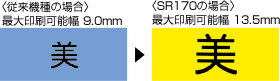 文字がさらに大きく