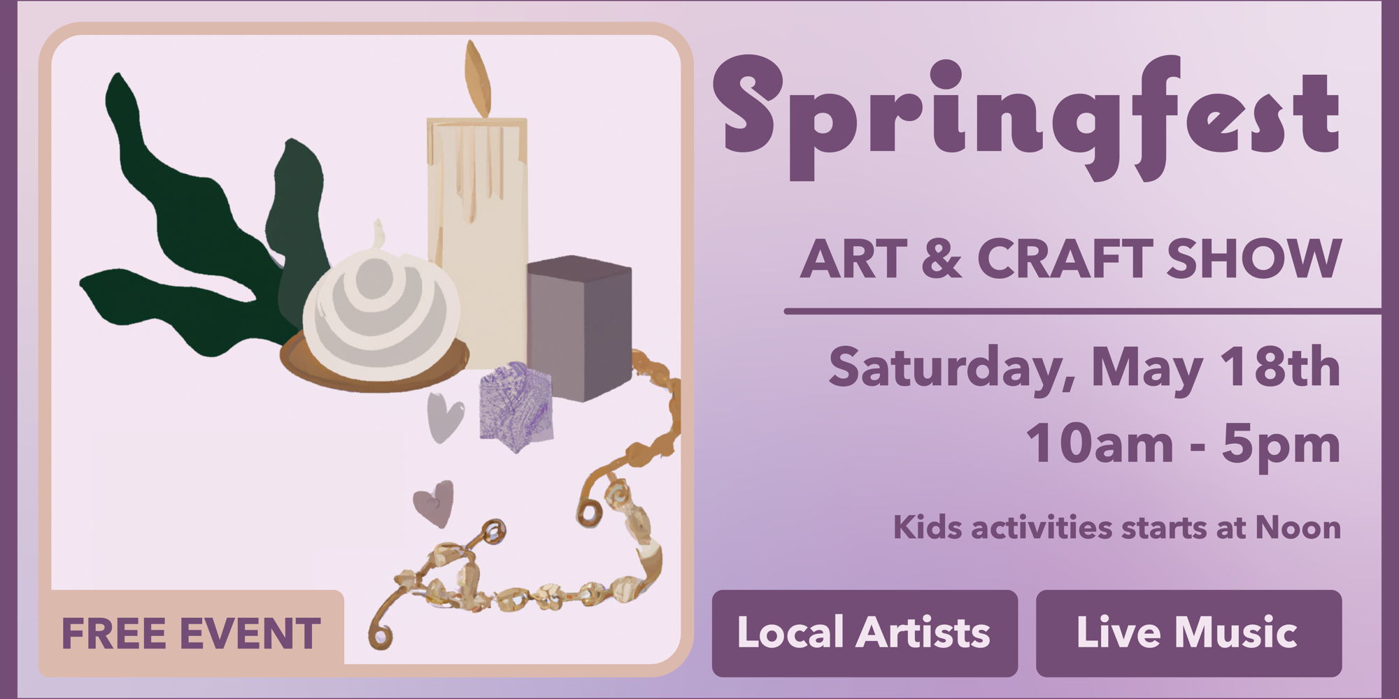 Springfest Art & Craft Show promotional image