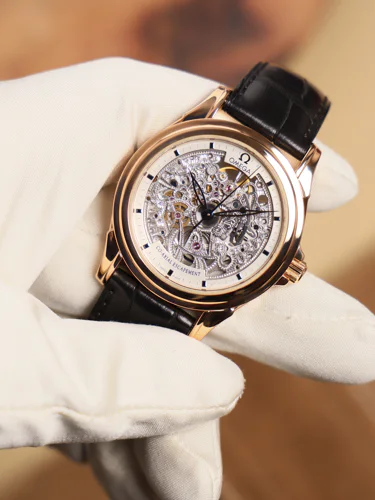 Omega SPECIALITIES Skeleton 5932.30.23 37.5mm Red Gold Limited Edition of 33pcs