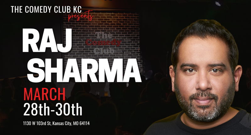 Raj Sharma at the Comedy Club of Kansas City