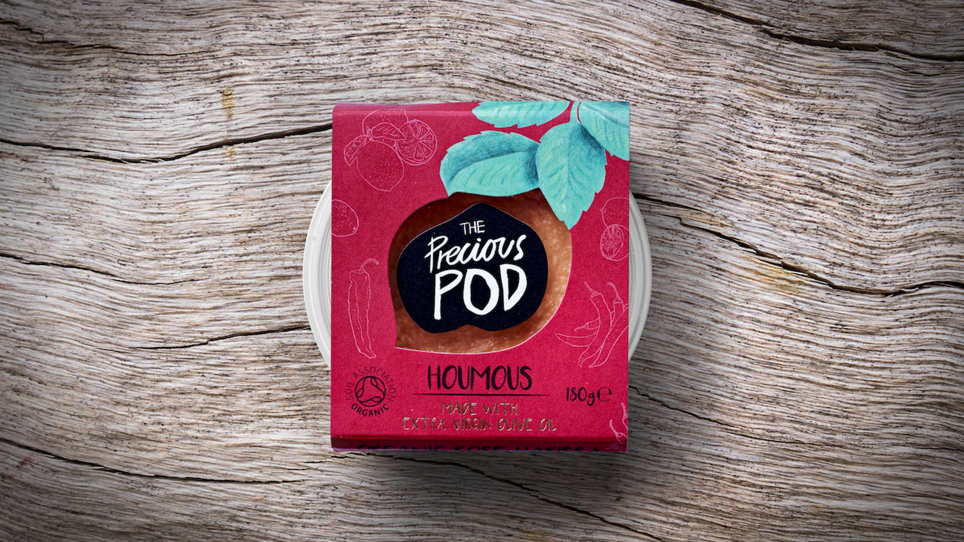 Featured image for A Packaging Redesign for The Precious Pod Makes it a Standout Hummus