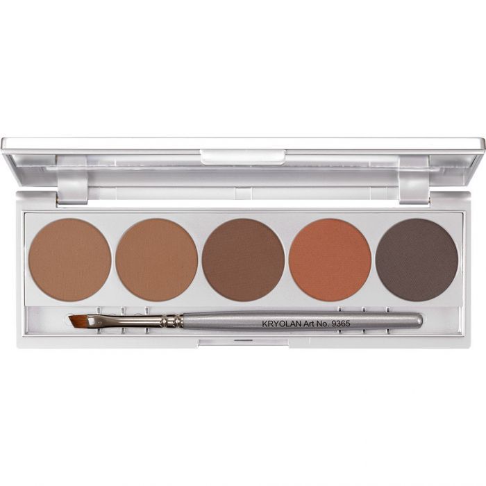 Kryolan Eyebrow Powder Palette 5