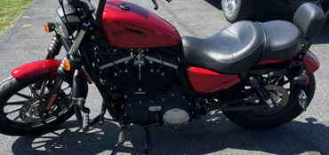 2012 HARLEY-DAVIDSON XL883N SPORTSTER IRON 883 motorcycle for rent near Chambersburg, PA