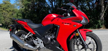 2014 HONDA CBR500R motorcycle for rent near Sunnyvale, CA