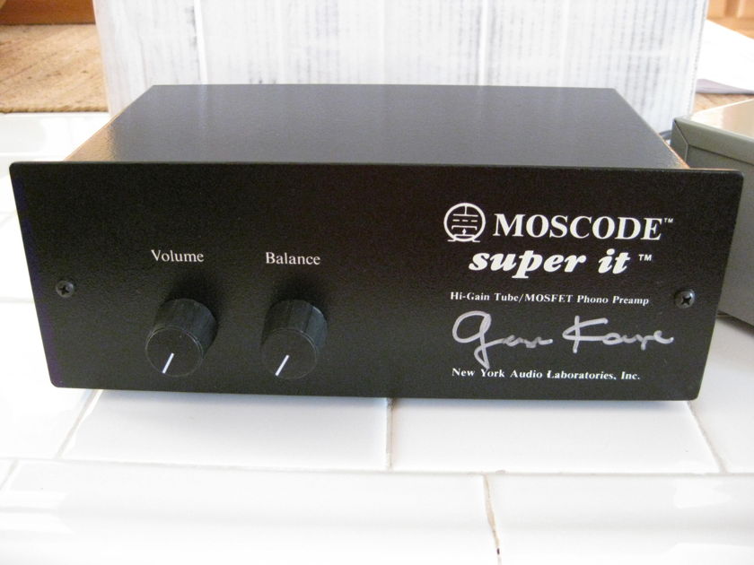 NYAL New York Audio Labs  MOSCODE Super It Phono Preamp  Power Supply by George Kaye