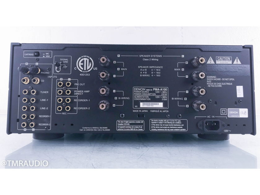 Denon PMA-A100 ; Anniversary Edition Stereo Integrated Amplifier(11001)
