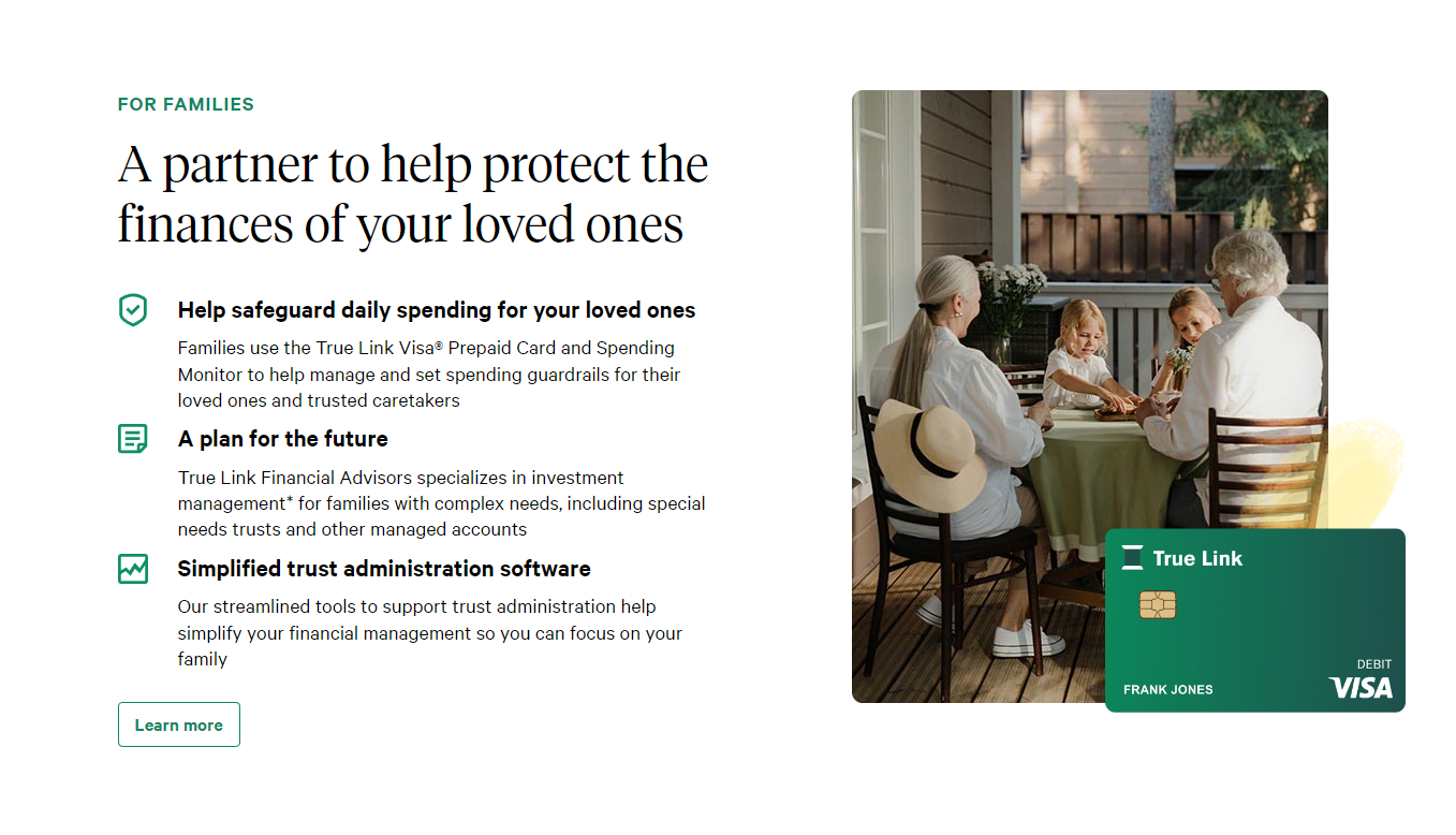 True Link Financial product / service