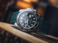 Rolex GMT on Green Rubber Strap