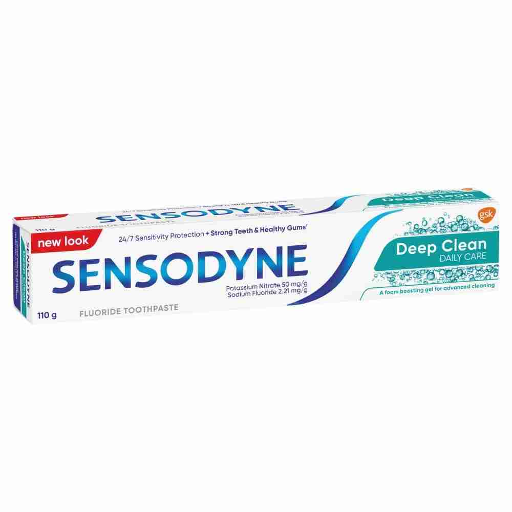 Sensodyne Deep Clean Daily Care Sensitive Toothpaste 110G - Image 2