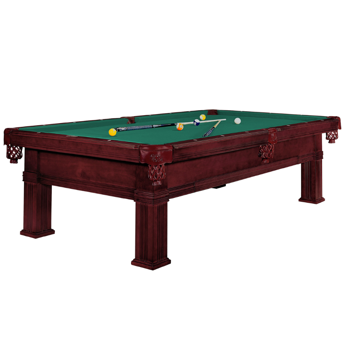 dynamic bern mahogany slate bed pool table