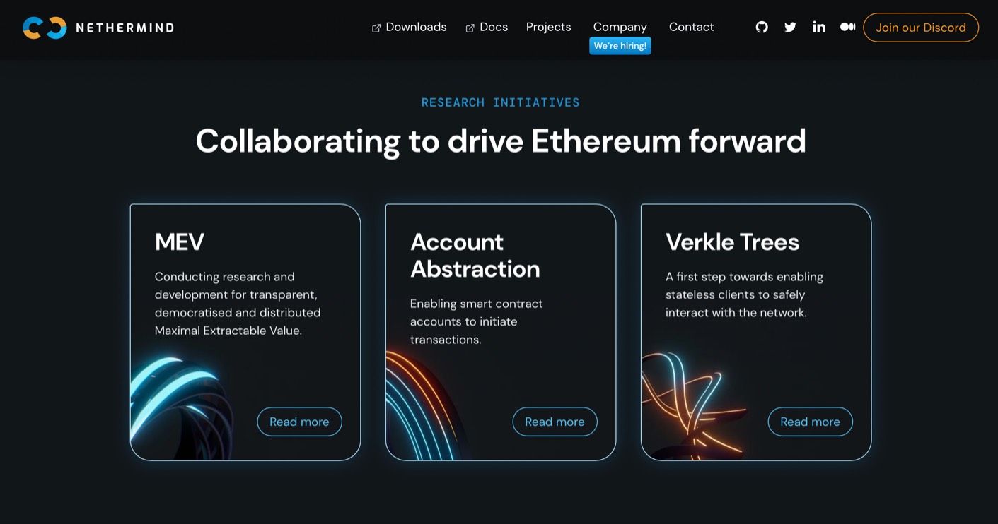 Nethermind product / service