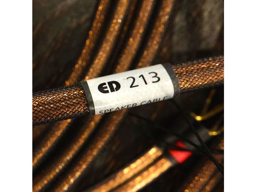 Empirical Design ED 213 Reference Grade Speaker Cables 23 Feet spades - both end