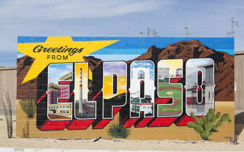 Greeting from El Paso The Greetings Tour Project Protected by MuralShield