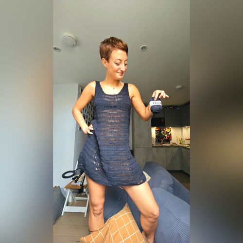 The maxi dress - crochet pattern