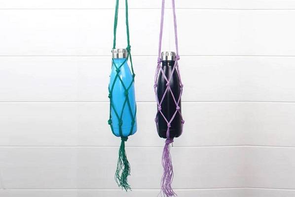 Macrame Water Bottle Holder DIY