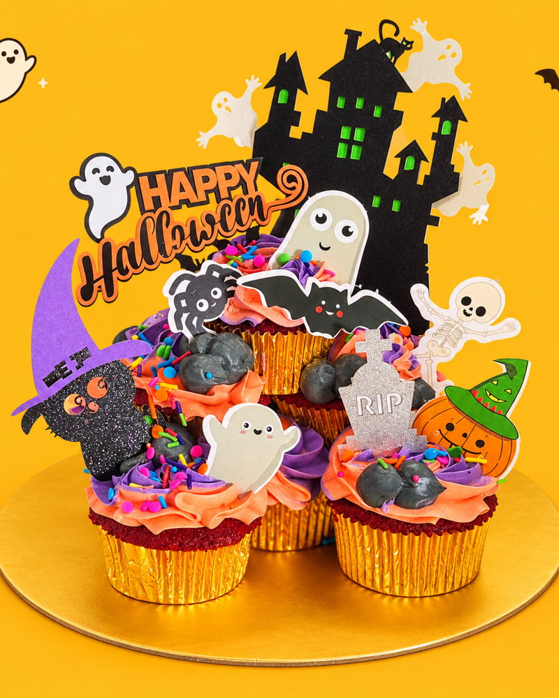 Spooky Party Cupcake Tower