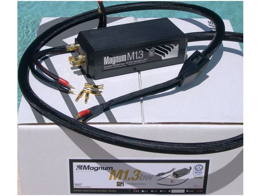 MIT Cables Magnum M1.3 BiWire 8 Foot (MINT) Lower Price