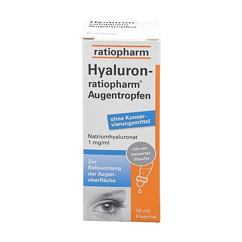 Ratiopharm - Collyre Yeux à l'Acide Hyaluronique