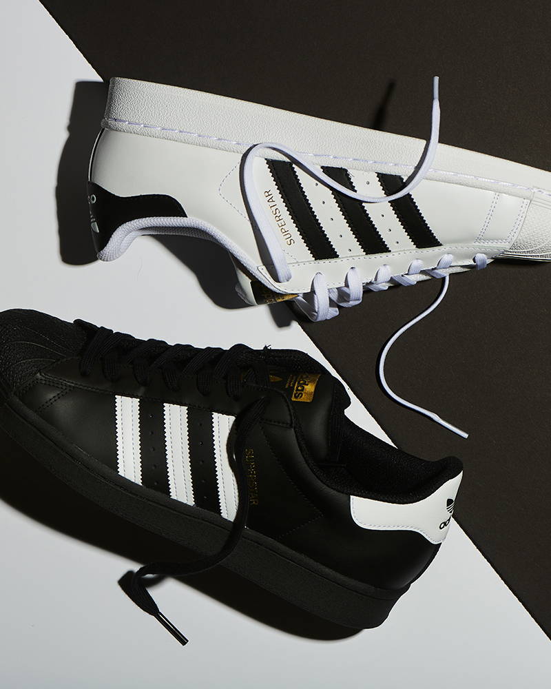 shoes adidas black and white