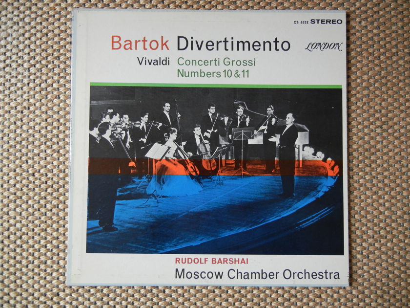 Bartok/Vivaldi - Divertimento/Concerti Grossi No's 10 & 11 London FFSS CS 6332 Blue Back