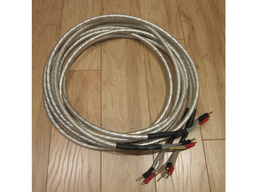 Synergistic Research Alpha Quad Speaker Cables 15 foot length bananas