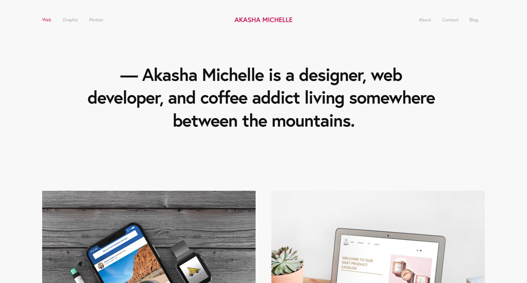 Designer & Developer Portfolios