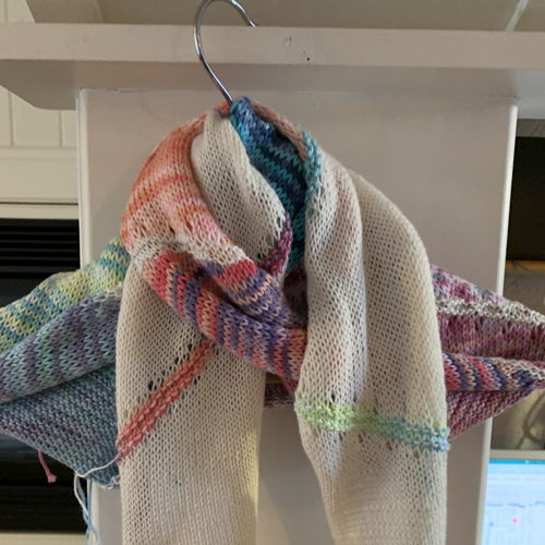 Knitted scarf Sietske