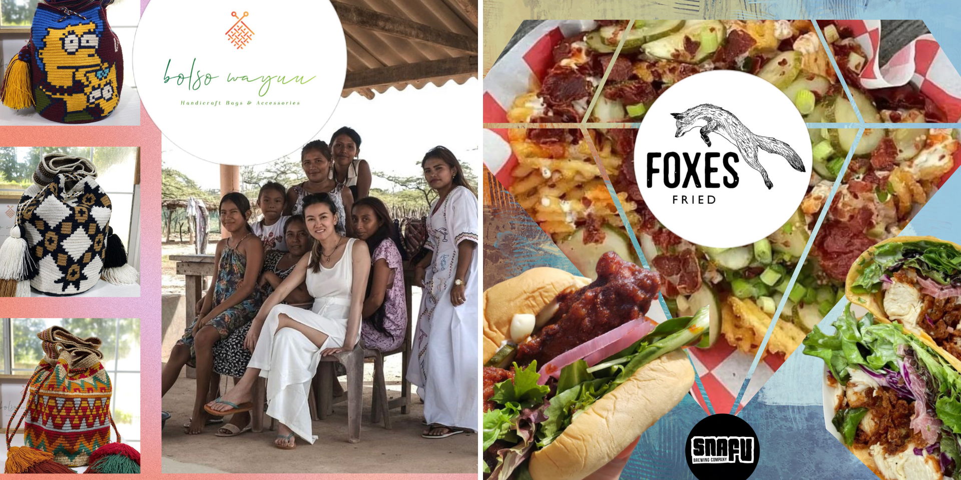 Foxes Fried & Bolso Wayuu Pop Up promotional image