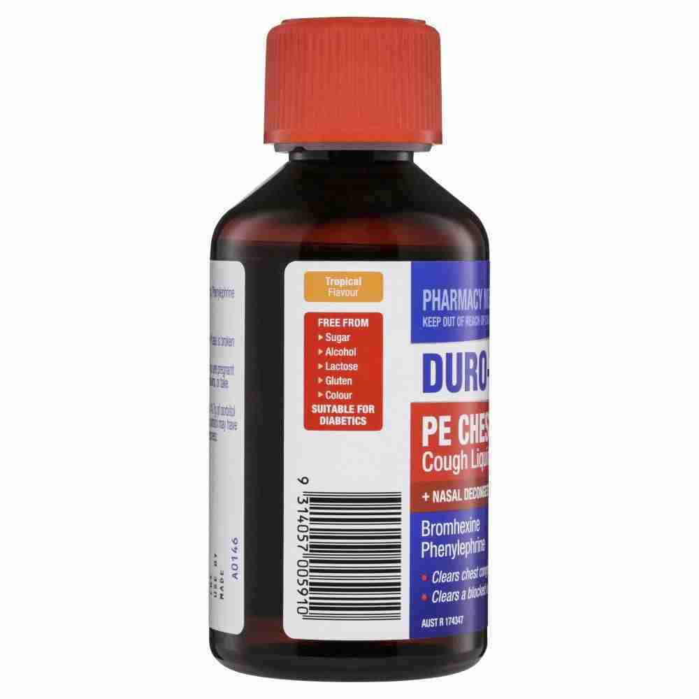 Duro-Tuss Pe Chesty Cough Liquid + Nasal Decongestant 200Ml - Image 3