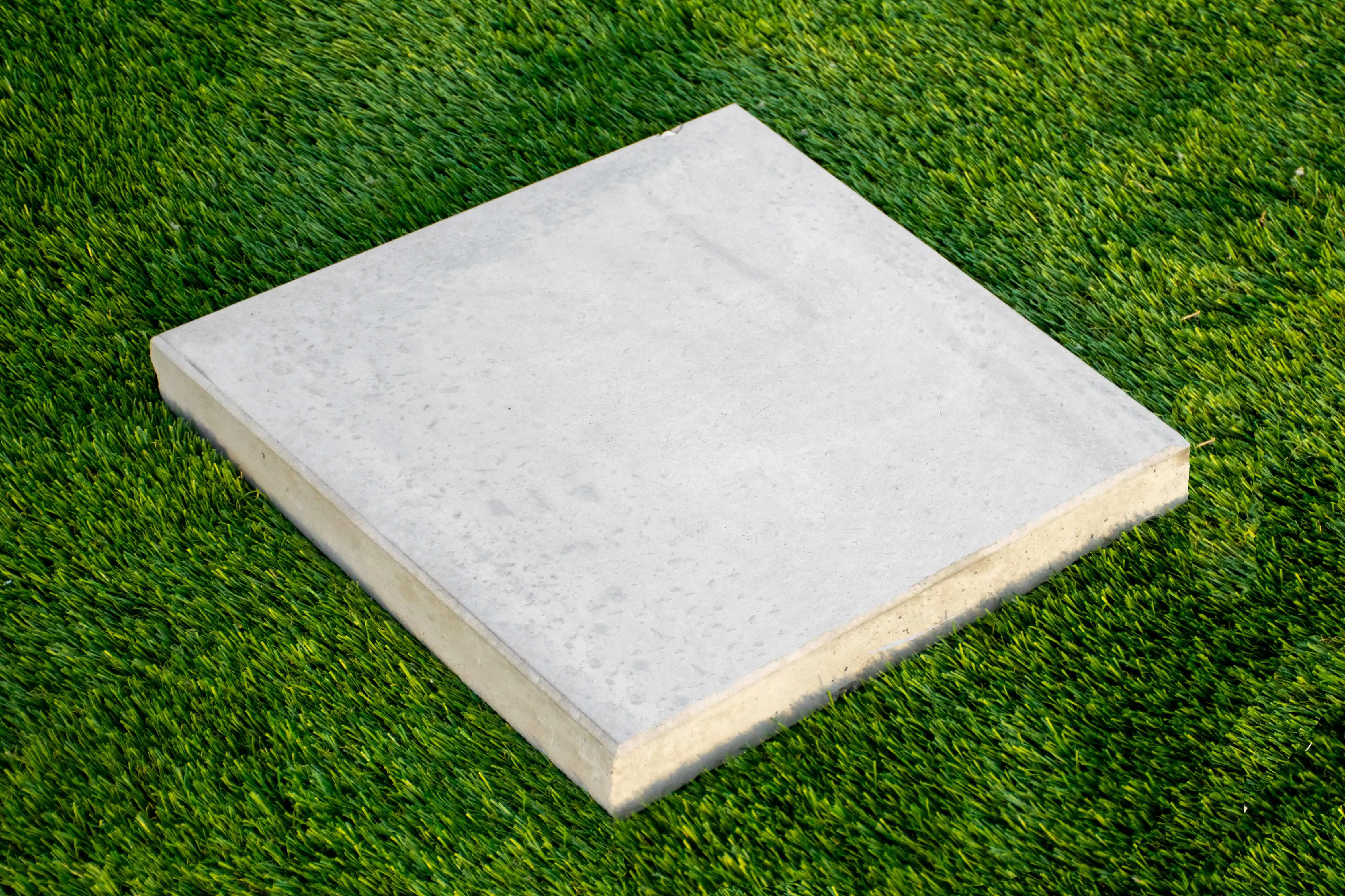 Patio made with a wood finished slab known as Barkwood Slabs