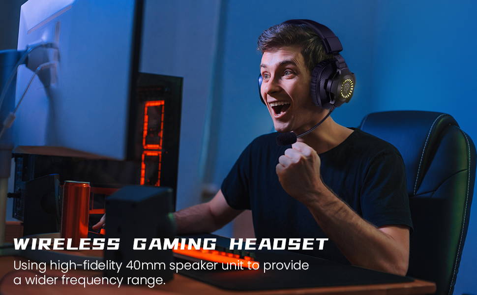 EasySMX Sleipnir V07W 2.4GHz and Bluetooth RGB Gaming Headset