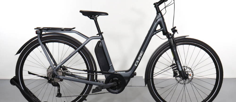 a Cube Town Hybrid One electric city bike