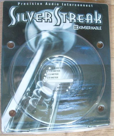 Kimber kable silver streak wbt-0147 rca 1m. pair