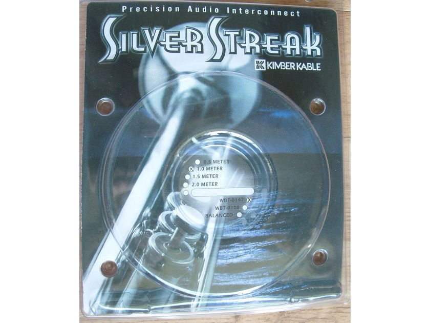 Kimber kable silver streak wbt-0147 rca 1m. pair
