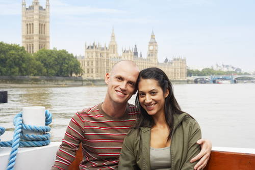 Sightseeing around London on a Pedicab 