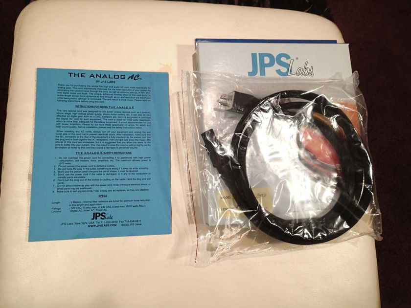 JPS Labs The Analog AC  2 meter Power cable