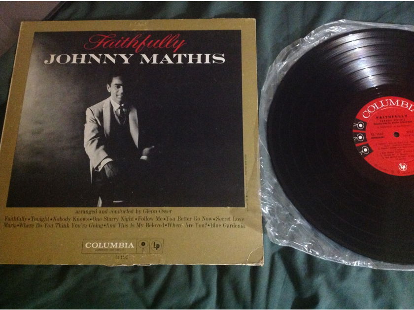 Johnny Mathis - Faithfully Columbia Records Six Eye MONO Vinyl LP NM