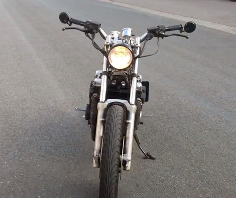 Honda Nighthawk Bobber front view