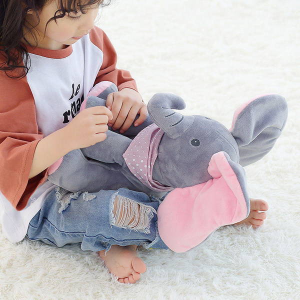 Elephant plush toy for baby