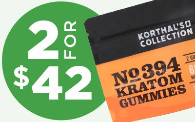 Korthals' Collection No 394 Kratom Gummies 2 for $42