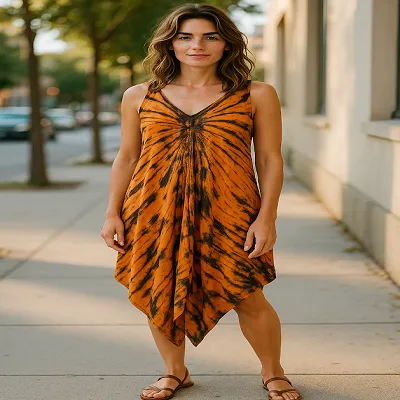 Summer Strap Kaftan - Plus Size 