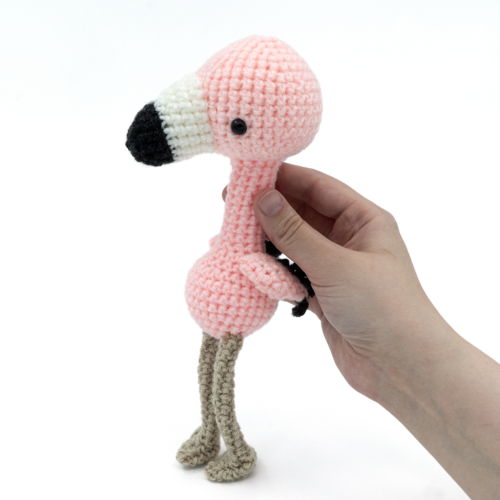 Amigurumi-flamingo